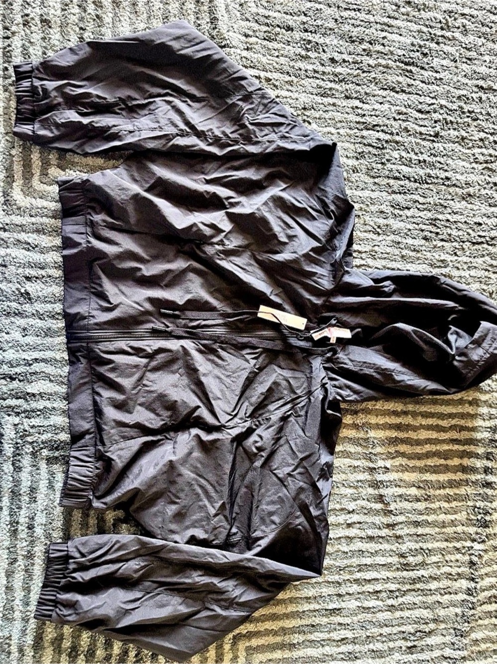 PINK Victoria's Secret Black Hooded Jacket
